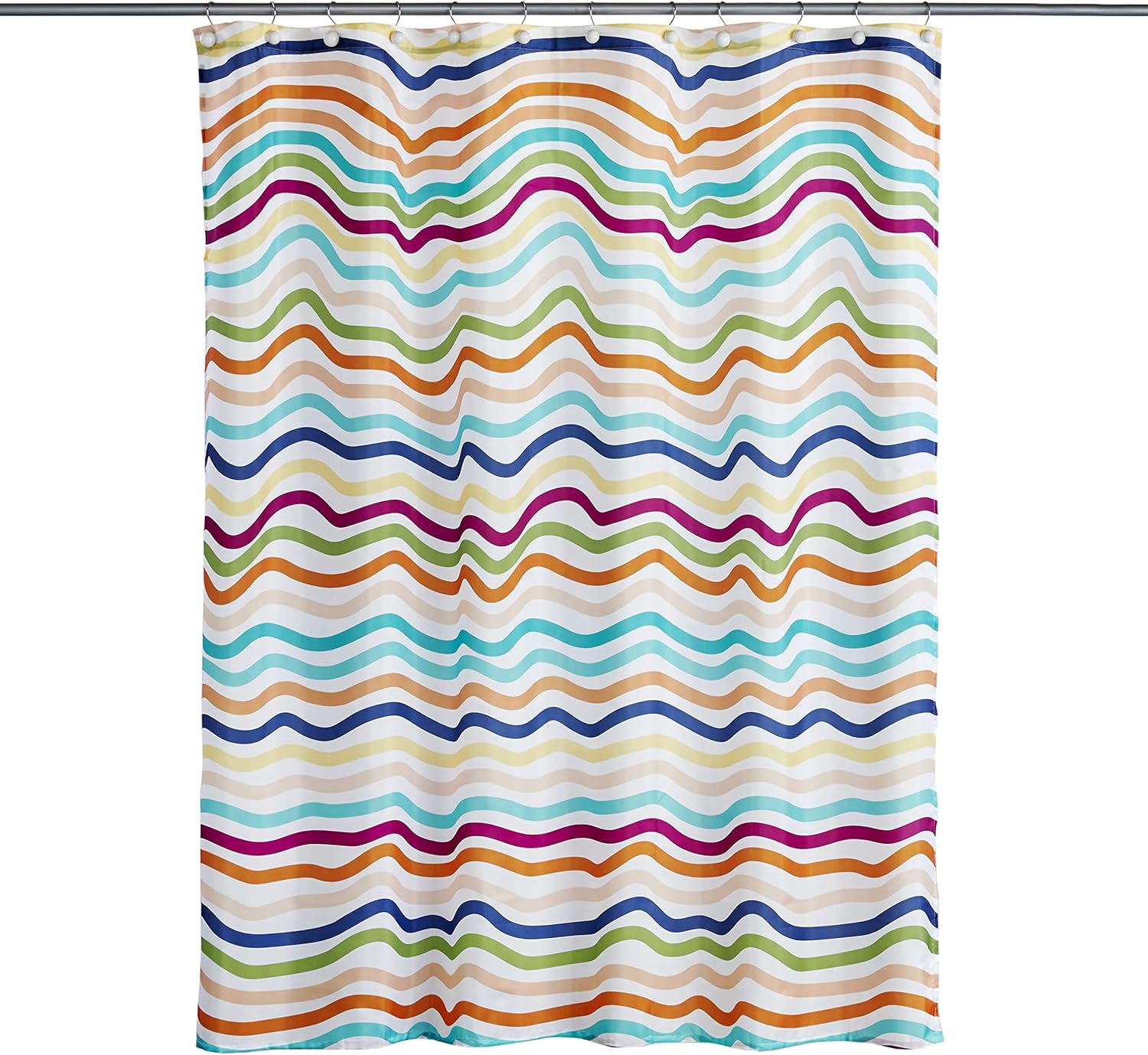 SKL Home by Saturday Knight Ltd. Making Waves Shower Curtain,Multi