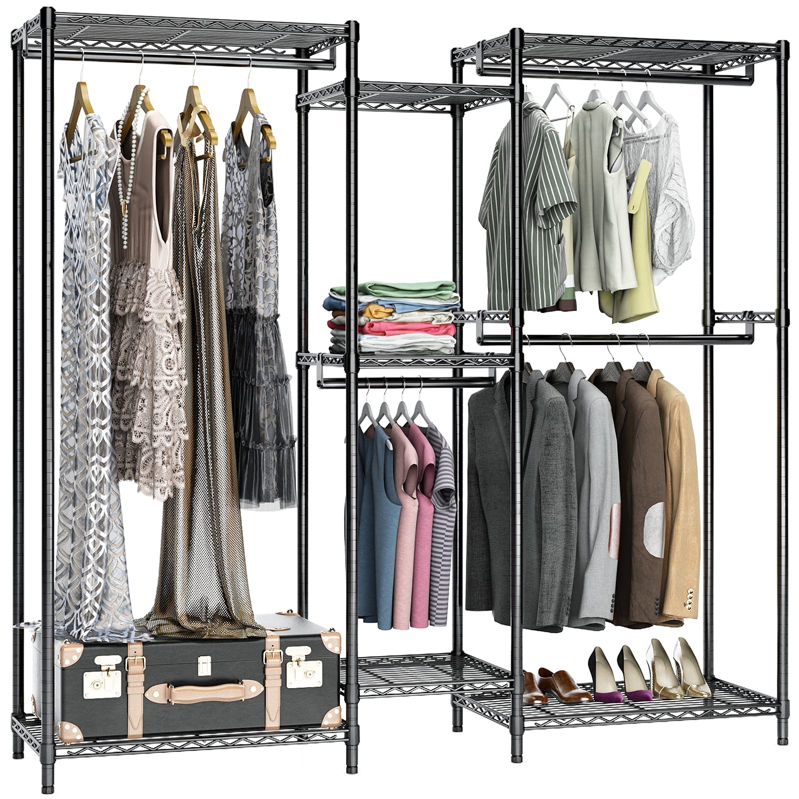 Buy VIPEK V6S Upgrade 5 Tiers Wire Garment Rack Heavy Duty Clothes Rack