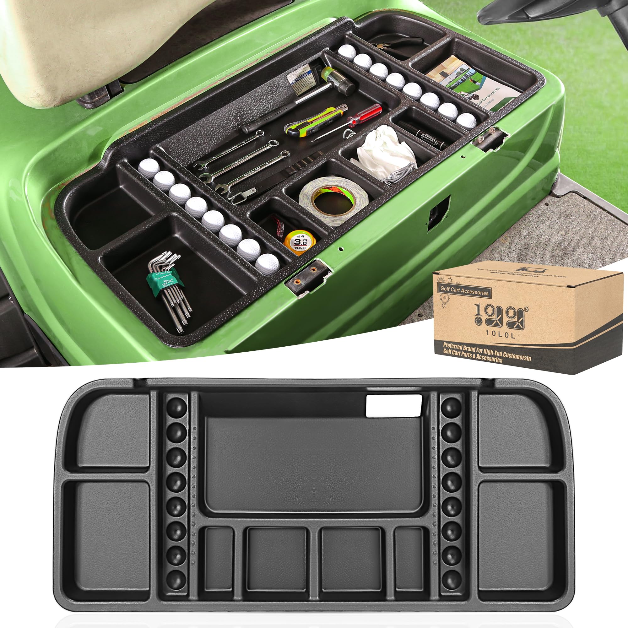 Photo 1 of 10L0L Golf Cart Under Seat Storage Tray Fits Yamaha Drive2 Electric Golf Cart
