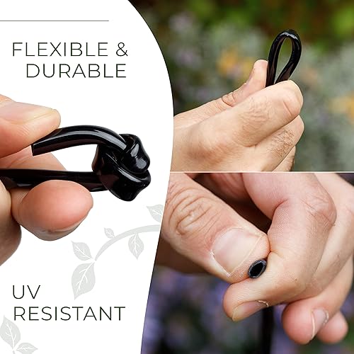 Miniatura 8 de CARPATHEN Emisores de riego por goteo – 12 cabezales de riego por goteo para tubos de riego por goteo de 1/4 de pulgada + tubo de riego por goteo de