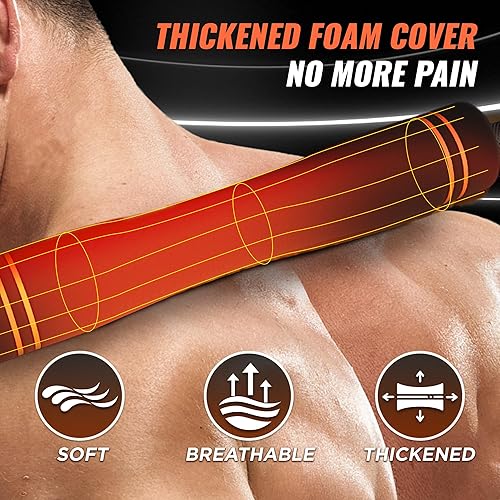 Miniatura 6 de Juego de mancuernas ajustables (254565 libras)  Doble bloqueo reforzado  Pesas de gimnasio 5 en 1 gratuitas utilizadas como barra, pesas rusas,