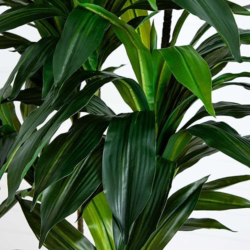Vista 7 de Nearly Natural Planta artificial Dracaena de 56 pulgadas (tacto real)