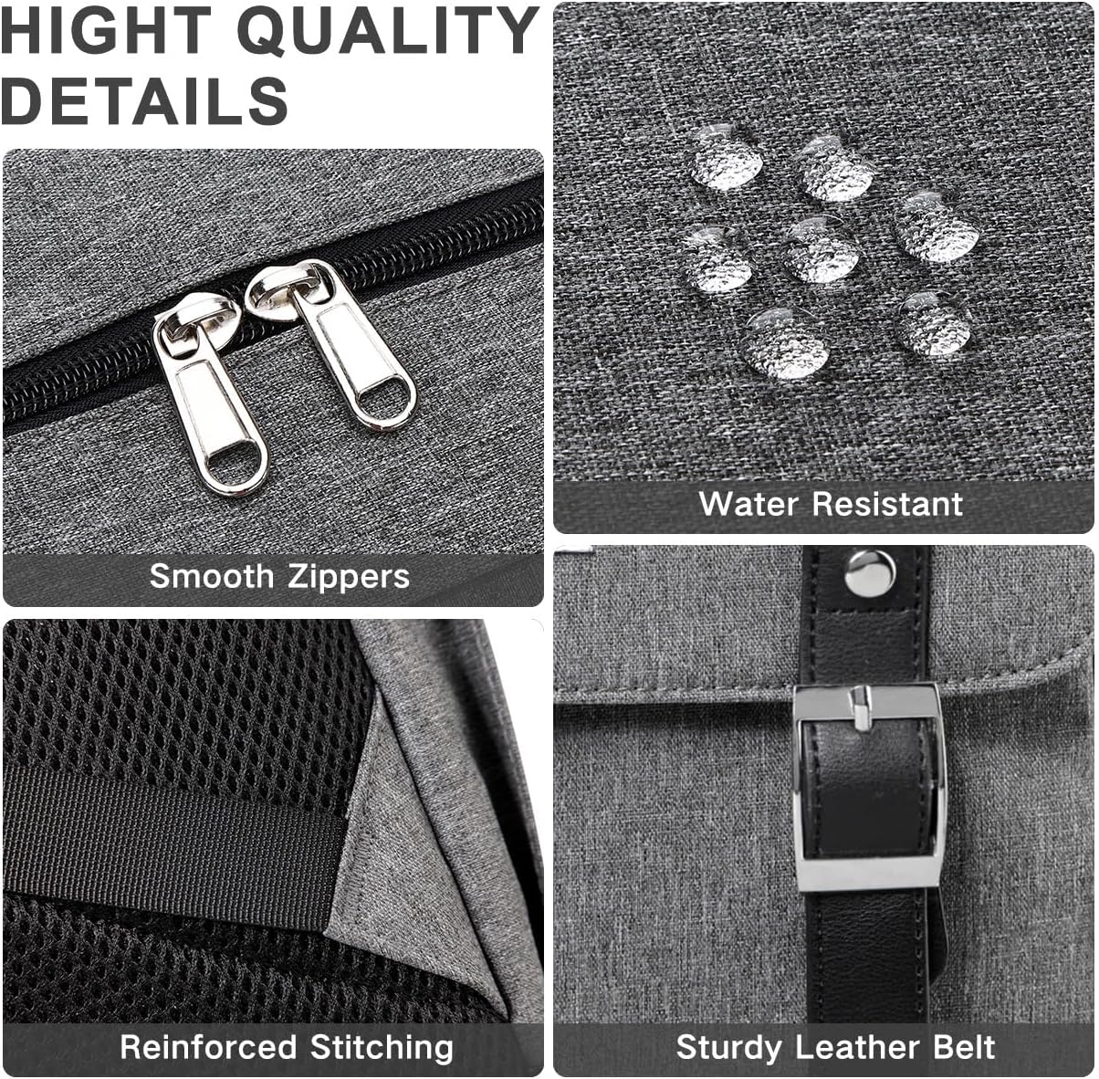 RAVUO Backpack Men Women, Water Resistant 15.6 inch Laptop Haversacks College Bag Casual Daypack Travel Flap Rucksack