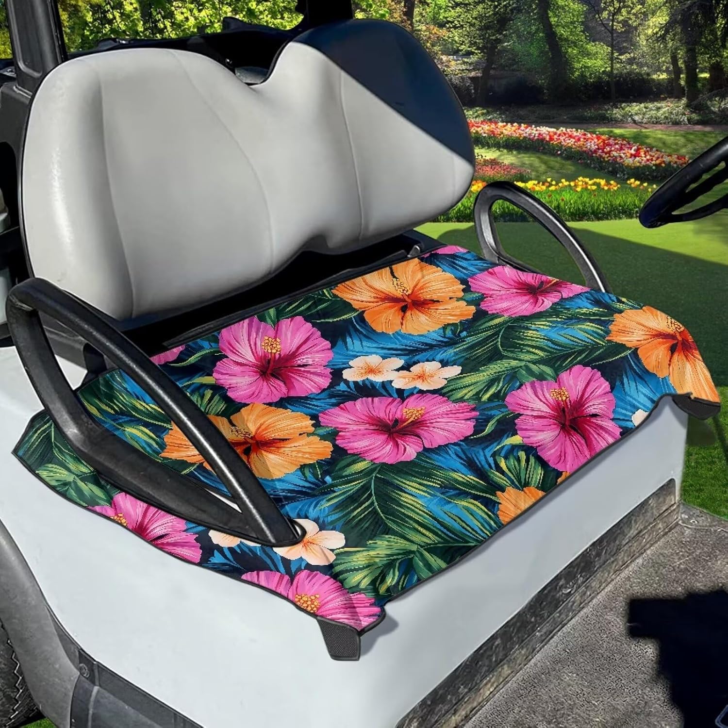Golf Cart Seat Cover Golf Cart Accessories Golf Cart Seat Towel Blanket Easy to Clean and Install Machine Washable