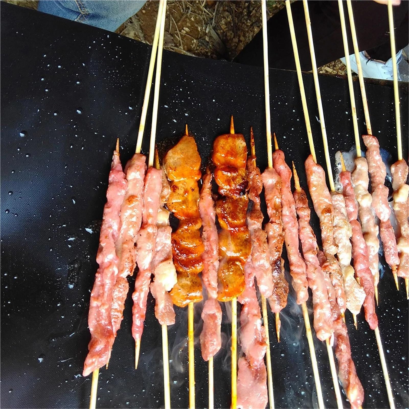 Ofenmatte 8-15 Stück Antihaft-Grillmatten/Backmatten, leicht zu reinigende Küchenhelfer(10PCS 33X40cm)