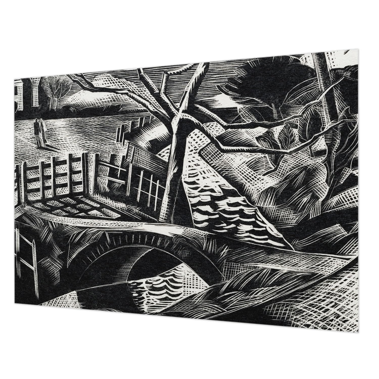 Papier peint décoratif impression haute qualité paysage 208cm