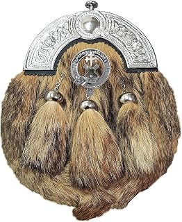 Moffatt Scottish Clan Crest Badge Dress Fur Sporran