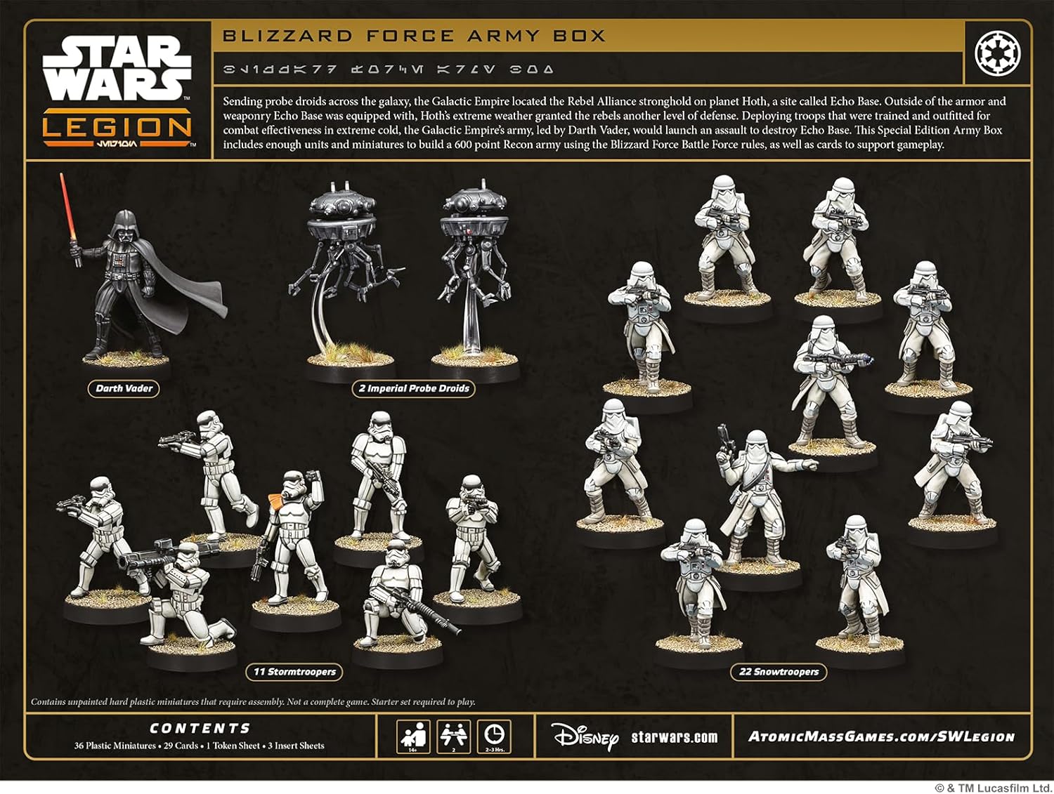 Asmodee Star Wars: Legion Blizzard Force Special Edition Army Box - Tabletop Miniatures Game, Strategy Game for Kids and Adults, Ages 14+, 2 Players, 3 Hour Playtime