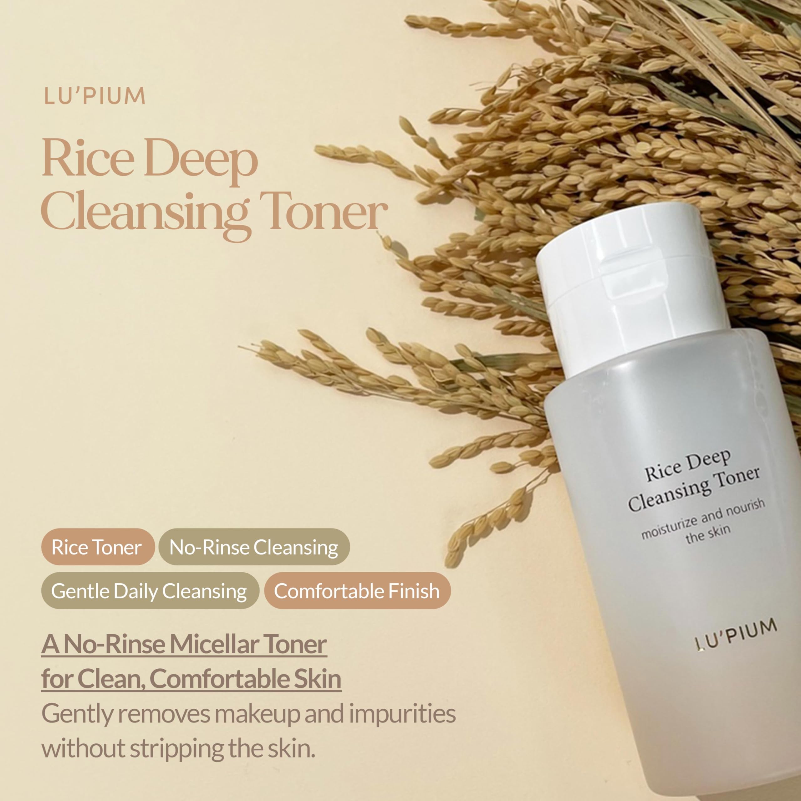Rice Deep Cleansing Toner with 81% Rice Bran Water (10.14 fl.oz.)