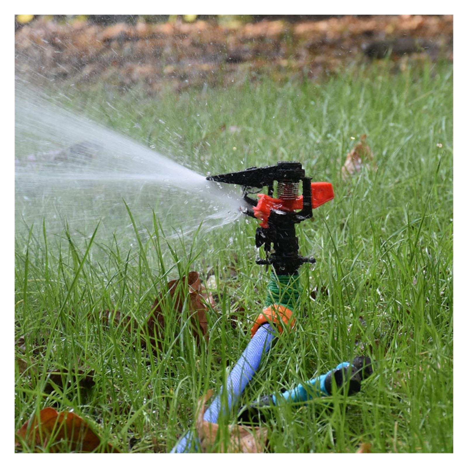 Küchengartenschlauch. Einstellbare Male 1/2" Garten-Rasen-Sprenger 3/4" Rotary Sprinkler Rocker Sprinkler Gartengewächshaus Bewässerung 10PCS (Color : 1I2 male)
