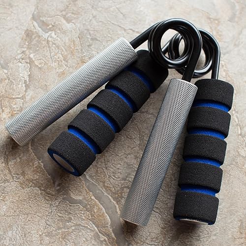 Miniatura 3 de Entrenador de fuerza de agarre, agarre antideslizante de metal, fortalecedor de agarre resistente, antebrazo de muñeca y ejercitador de mano