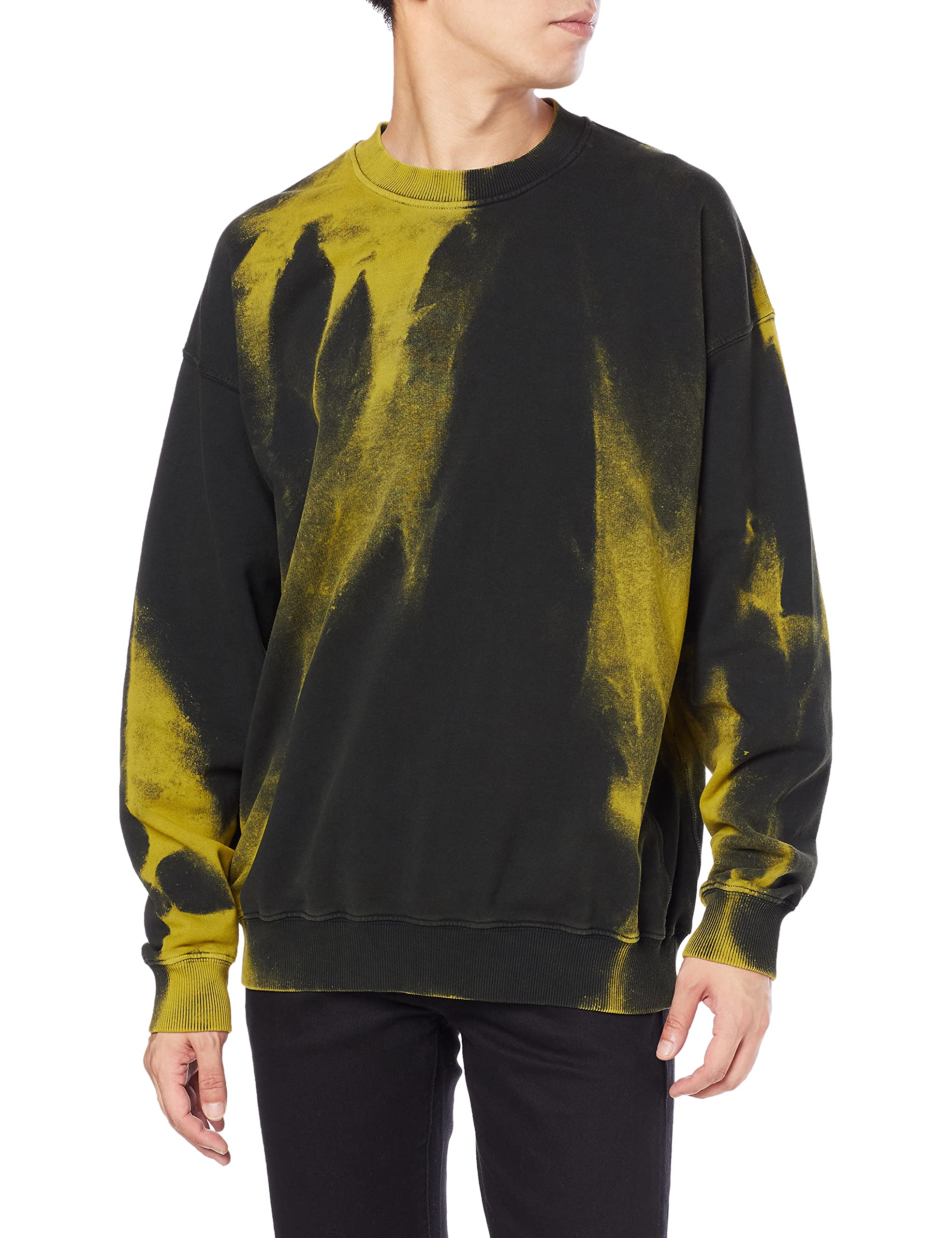 Diesel A03277 0TCAN Felpa Uomo Giallo