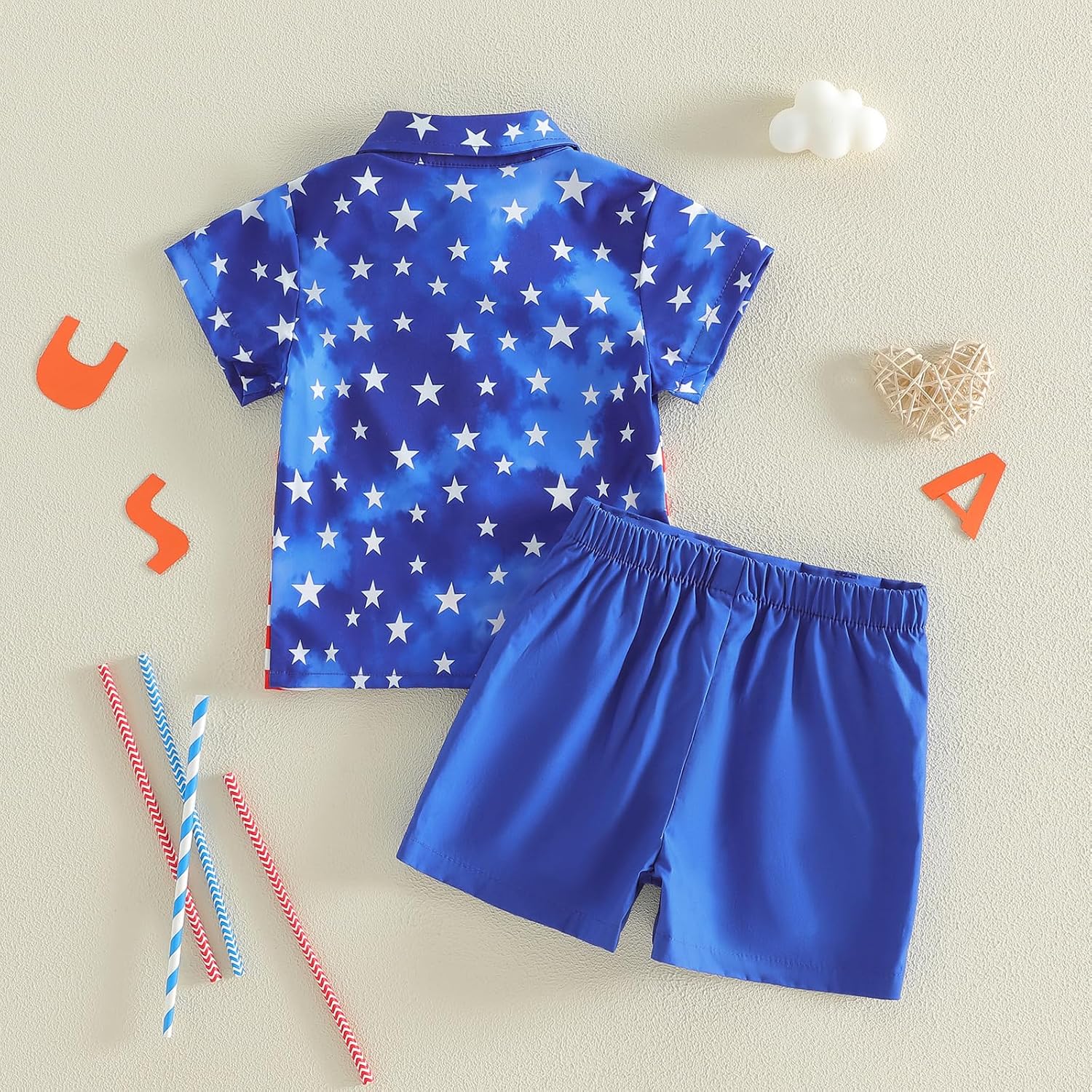 Little Boy Back to School Outfit Short Sleeve Turn Down Tops and Shorts Set | Toddler Baby Boy First of Day Kindergarten Outfit Apple Print Short Sleeve Button Down Shirt Casual Shorts Summer Clothes Set