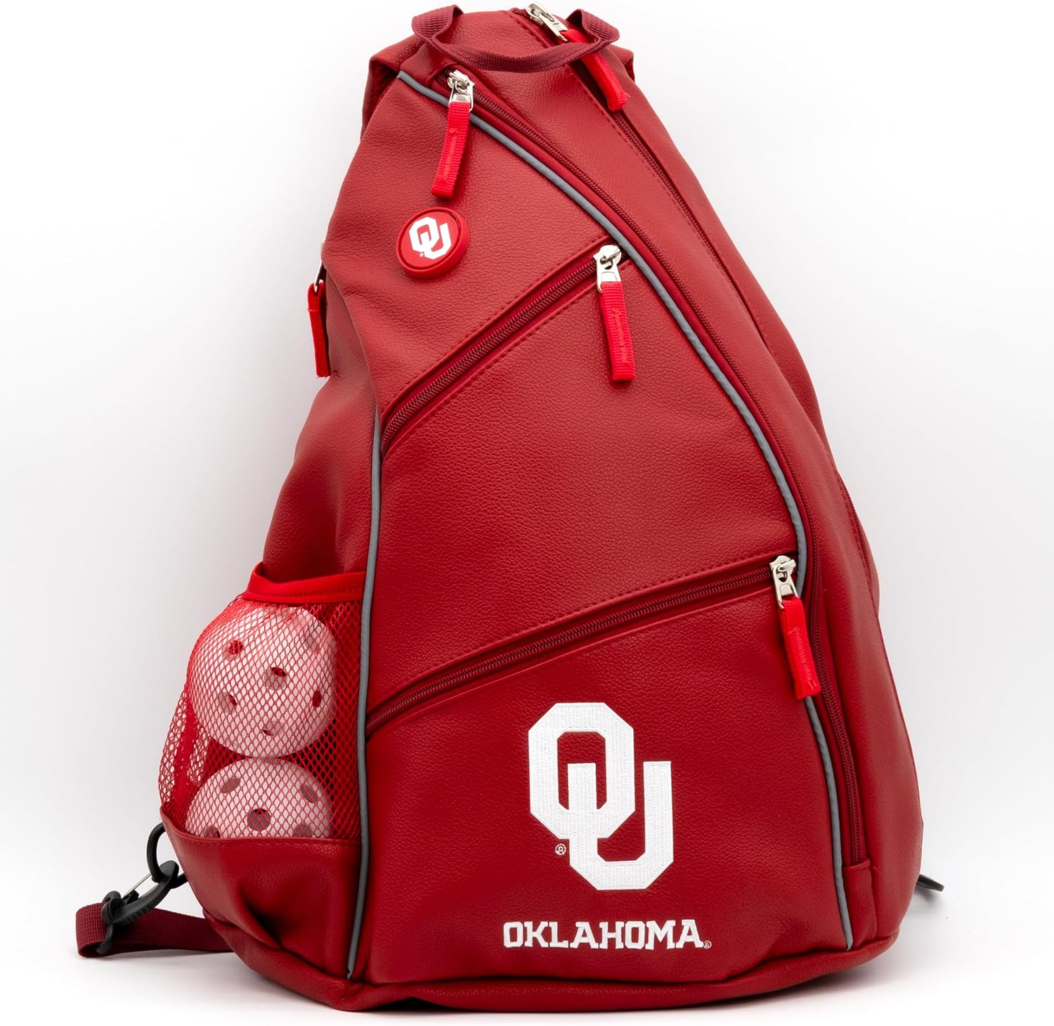 Team Golf PU Leather Backpack, Multi Team Colors, Large