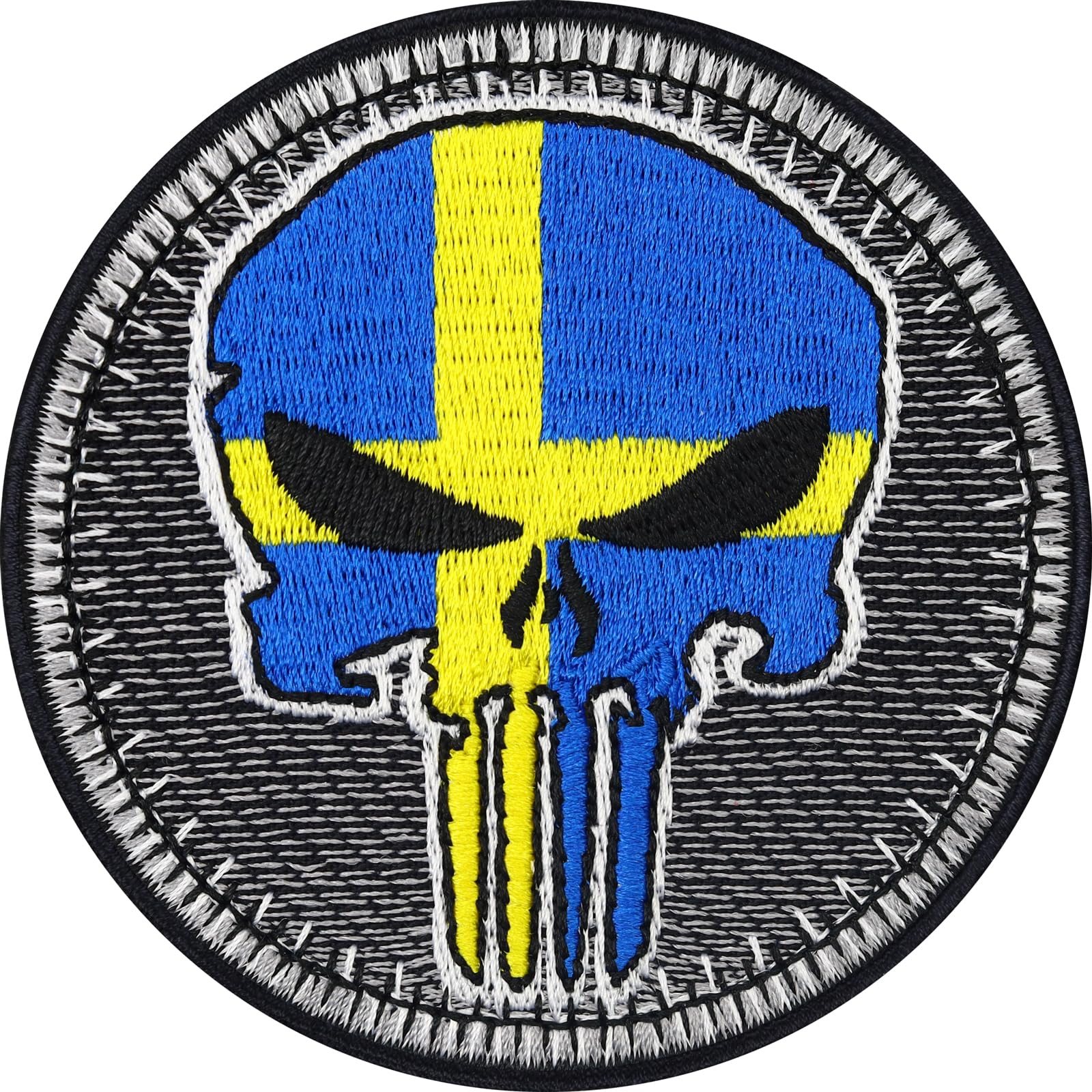 Wikinger Aufnäher | THOR MIT UNS IN VALHALLA | Vikings Patch