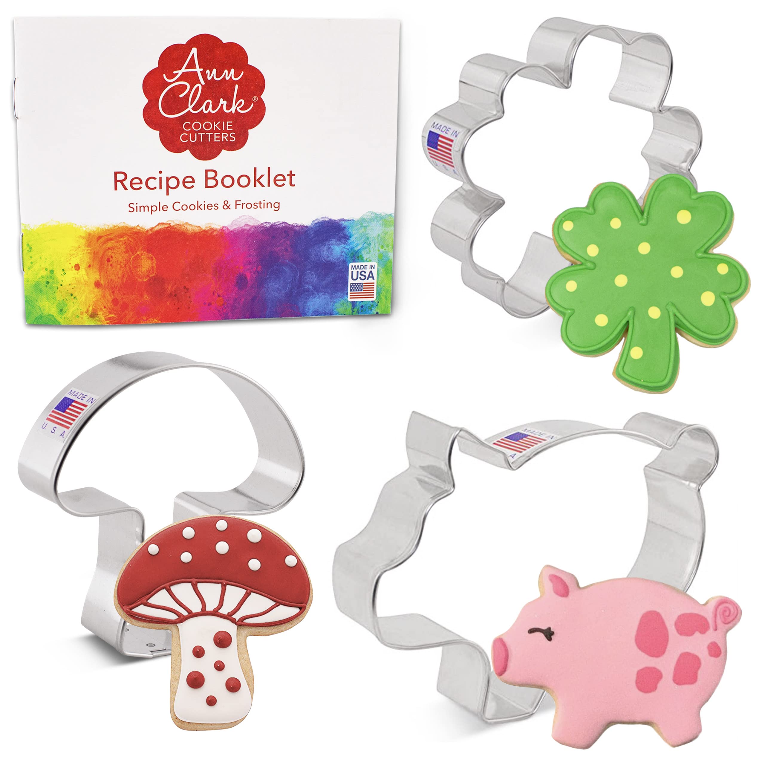 Ann Clark Formina Per Biscotti A Forma Di Corvo, 10,5 Cm, Acciaio USA, Per Pasticceria E Fai Da Te - 2