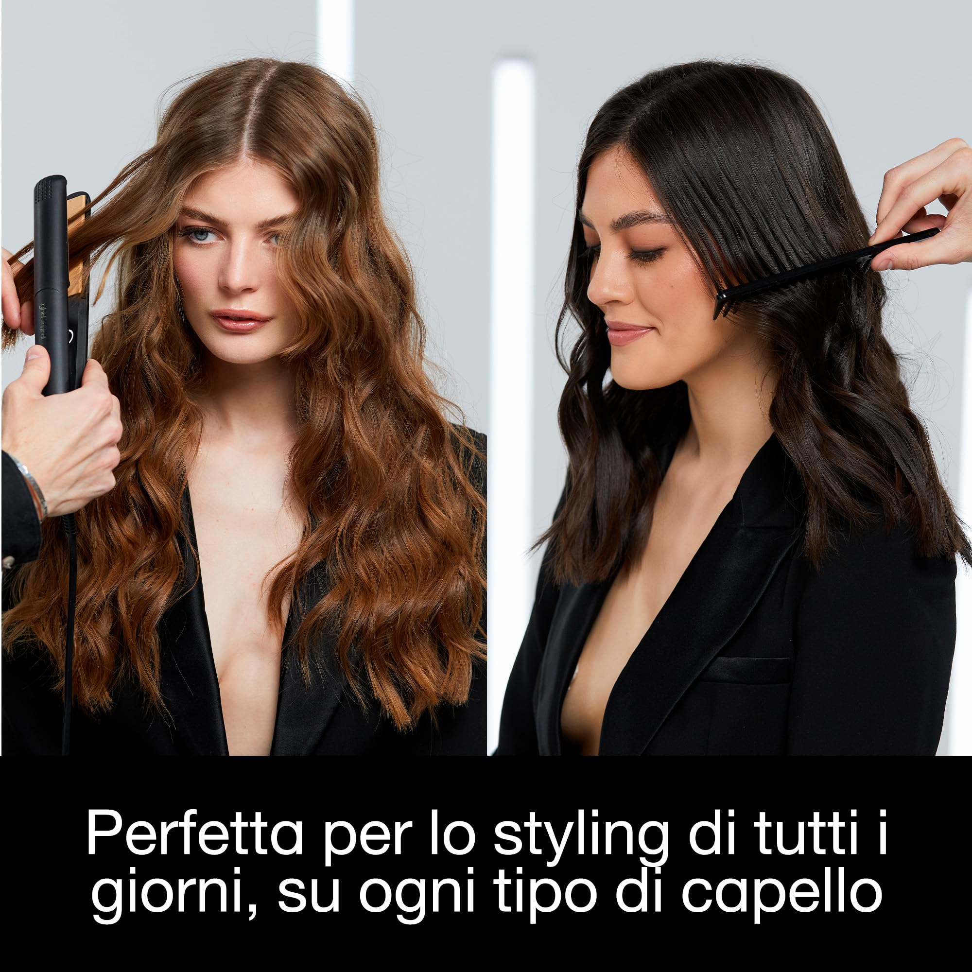 ghd Original Piastra Capelli Professionale Tecnologia Ceramica Single Zone Styling Cavo 2.7 m