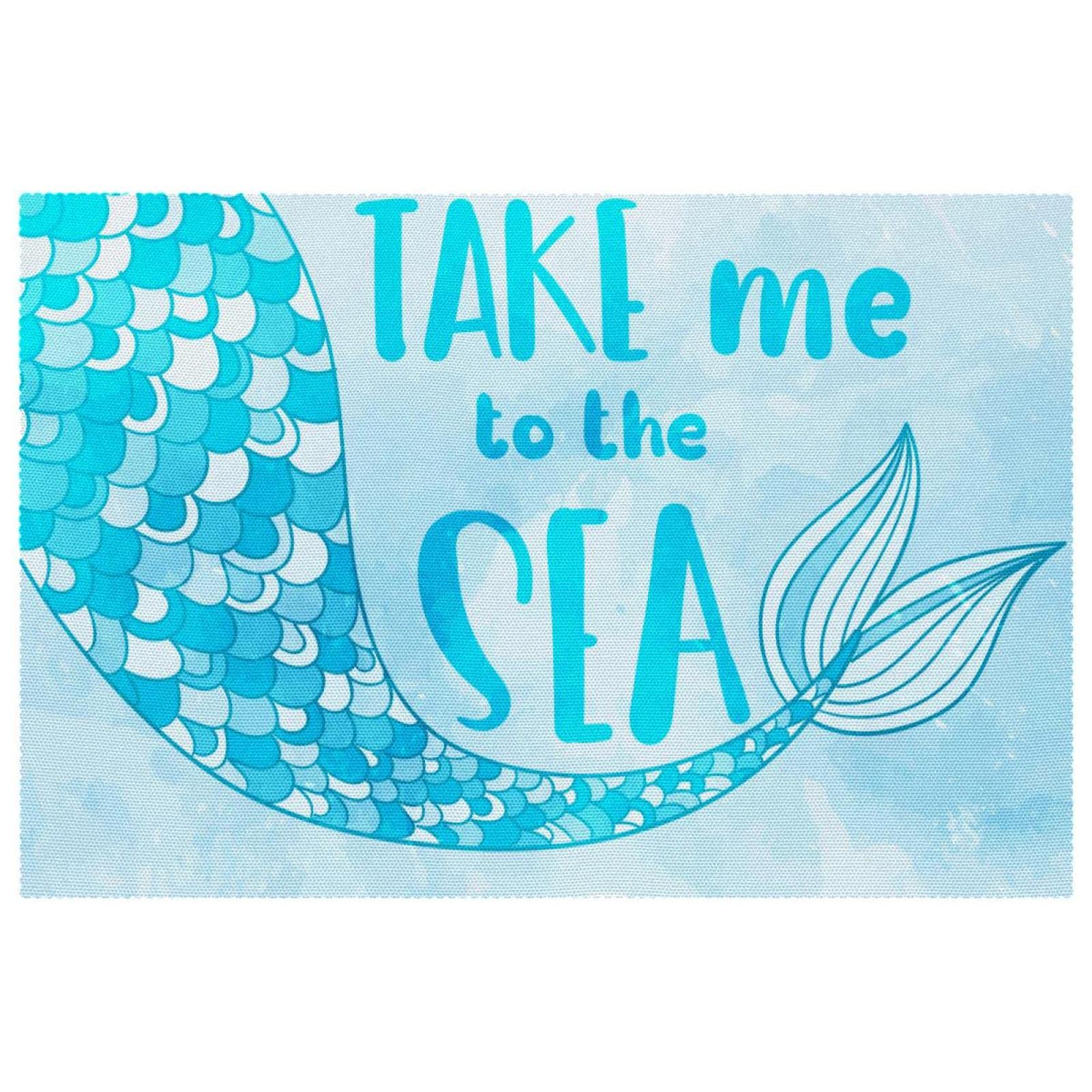Set de table Blue Sea Mermaid Tail 30x45 cm antidérapant lot de 6