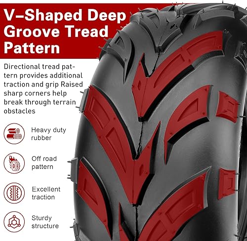 Miniatura 4 de 14570-6 Mini neumáticos para bicicleta, 145 70-6 sin cámara ATV Go Kart Street neumáticos de repuesto para Coleman CC100X B100 CT100U KT196 Baja