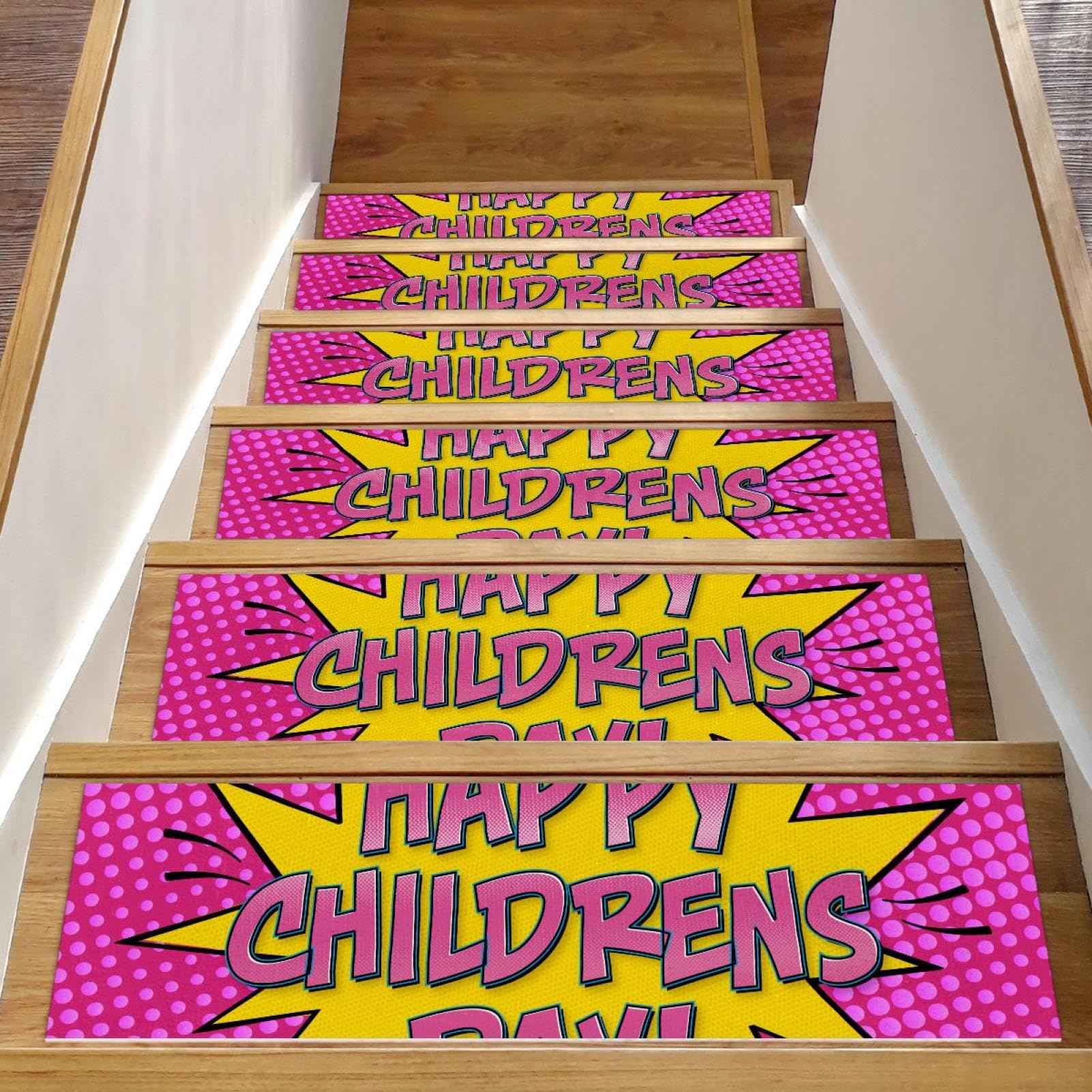 Alfombra infantil antideslizante para escaleras: juego seguro de niños y perros en el hogar