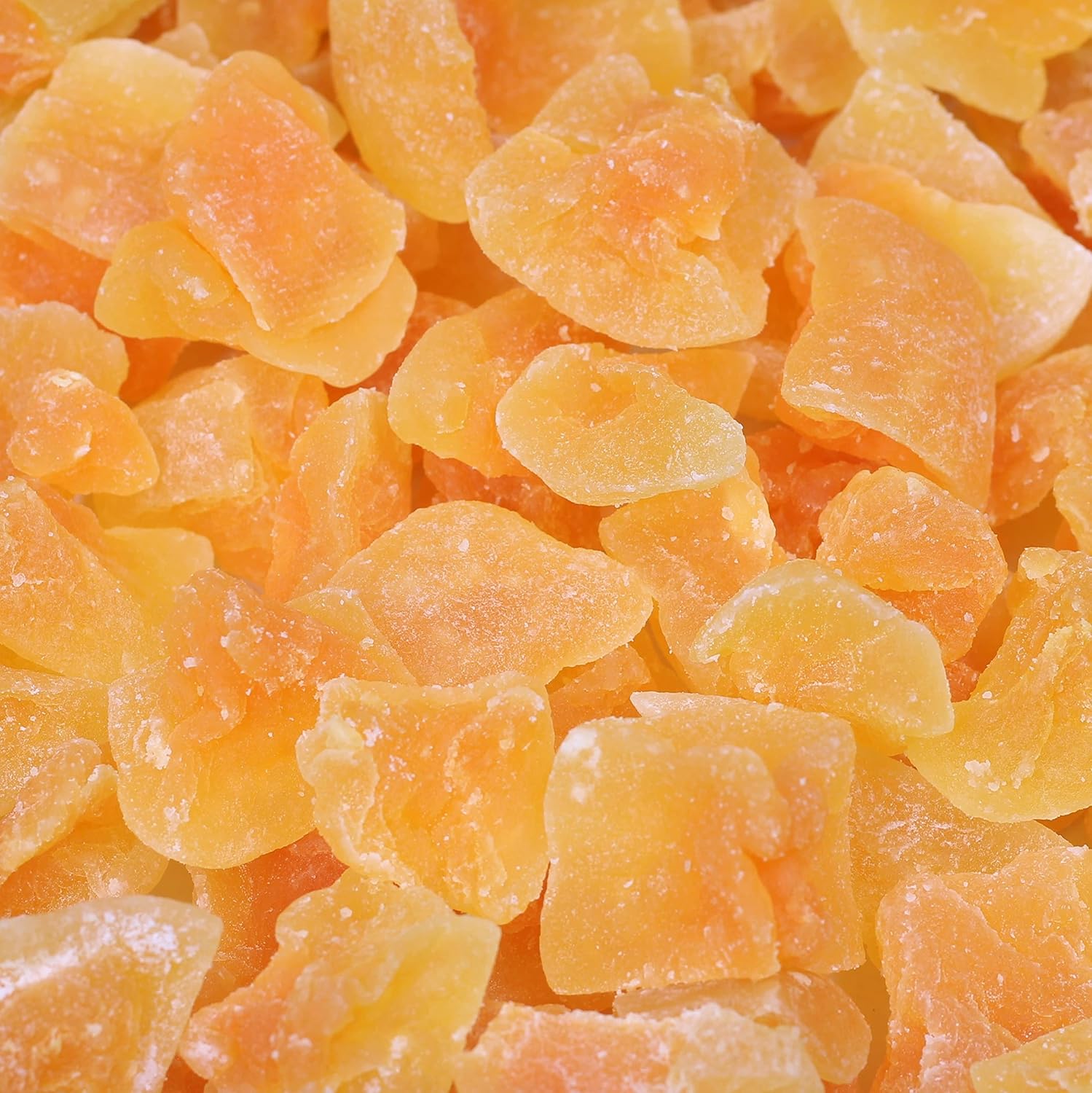 Dried Cantaloupe Chunks by It’s Delish, 5 lbs Bulk Bag | Best For Snacking, Baking, Cooking, Nutritious and Healthy Snack, High in Fiber | Tropical Melon Candied Dried Fruit Low Sugar | Vegan & Kosher