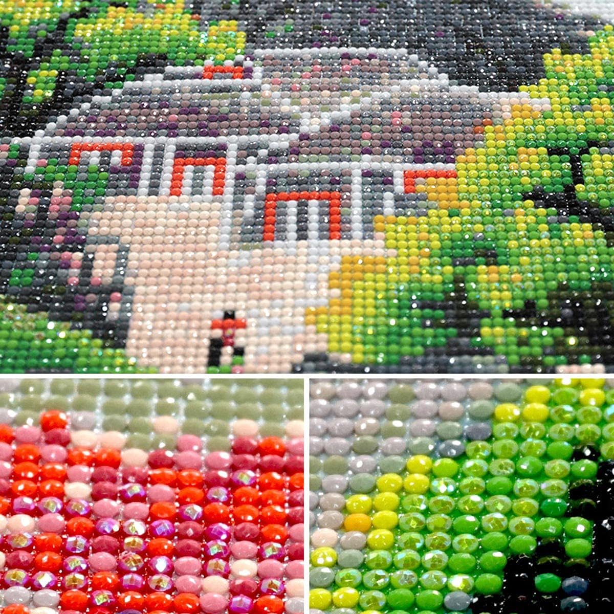 Instarry DIY 5D Diamond Painting Set Full Drill Diamond Dwelling in The Fuchun Mountains Rhinestone Cross Stitch Room Decor Art Craft Set 47.2x19.7 inch