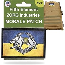 Ukraine Flag Special Forces Morale Patch, 2x3 Hook & Loop