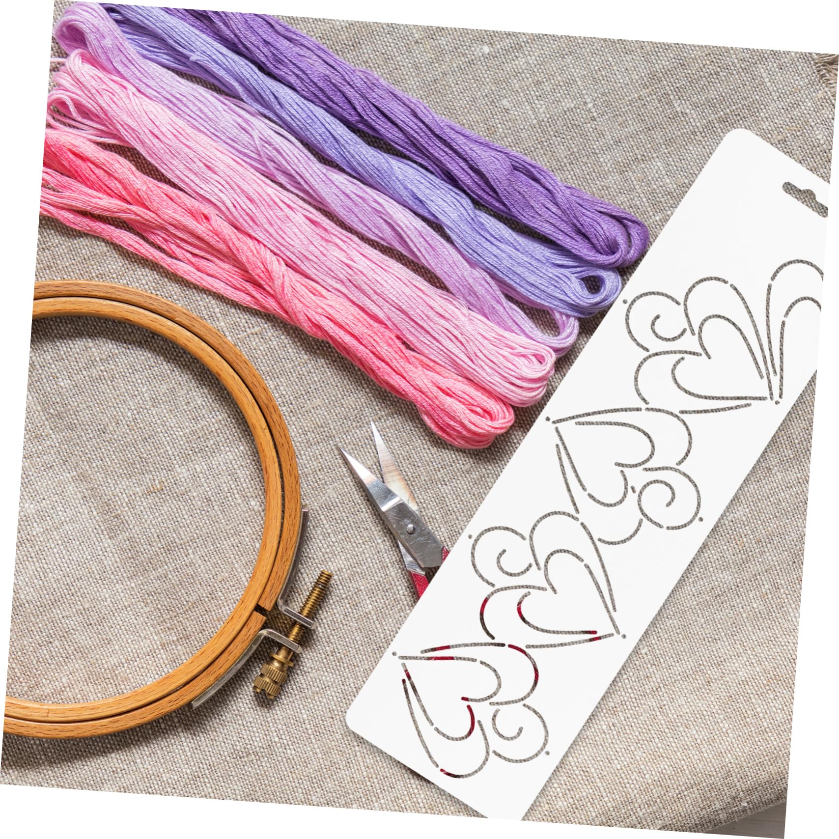 STOBOK 5 Stück Crimpschablone Lineale nähen Stoff Quilten Patchwork Form Naht praktische Nähschablone Quiltvorlage praktische Nähvorlagen DIY-Vorlagen Mattiertes Brett