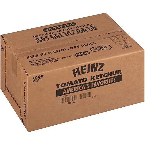 Miniatura 30 de Heinz Ketchup - Paquete de una sola porción (paquetes de 0.25 onzas, paquete de 1000)