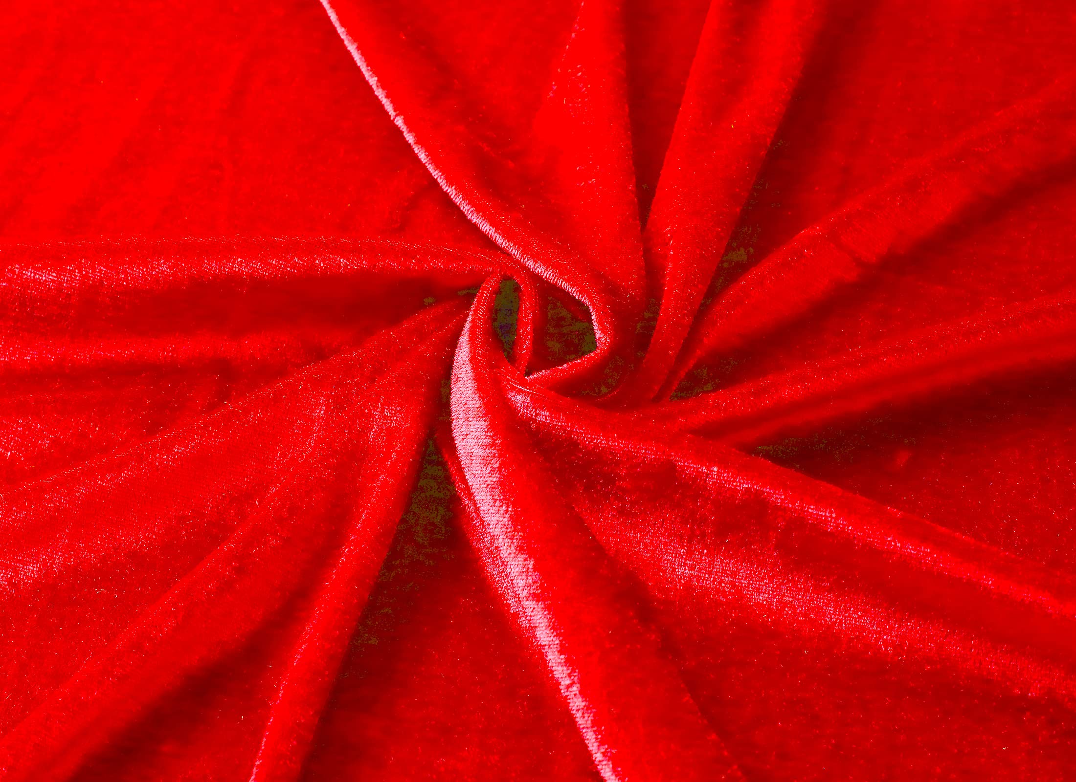 DELIVESS Velvet Hooded Cloak Red Cape with Hood Men Halloween Wizard Robe Costume Witch Adult Women (150CM/59, Red) - Image 4