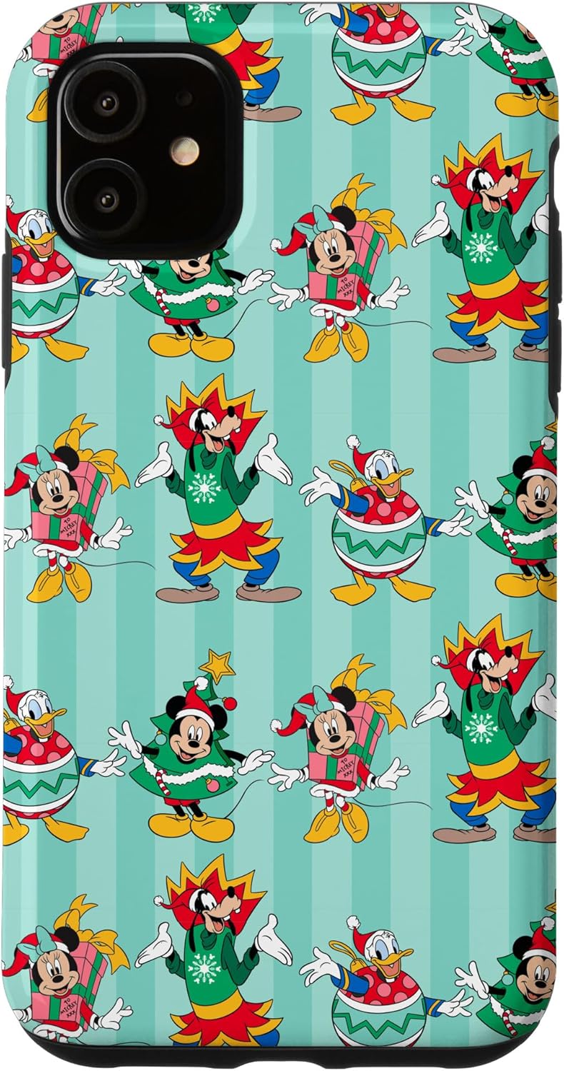 Disney Mickey Mouse & Friends Holiday Christmas Costumes Case for iPhone 13