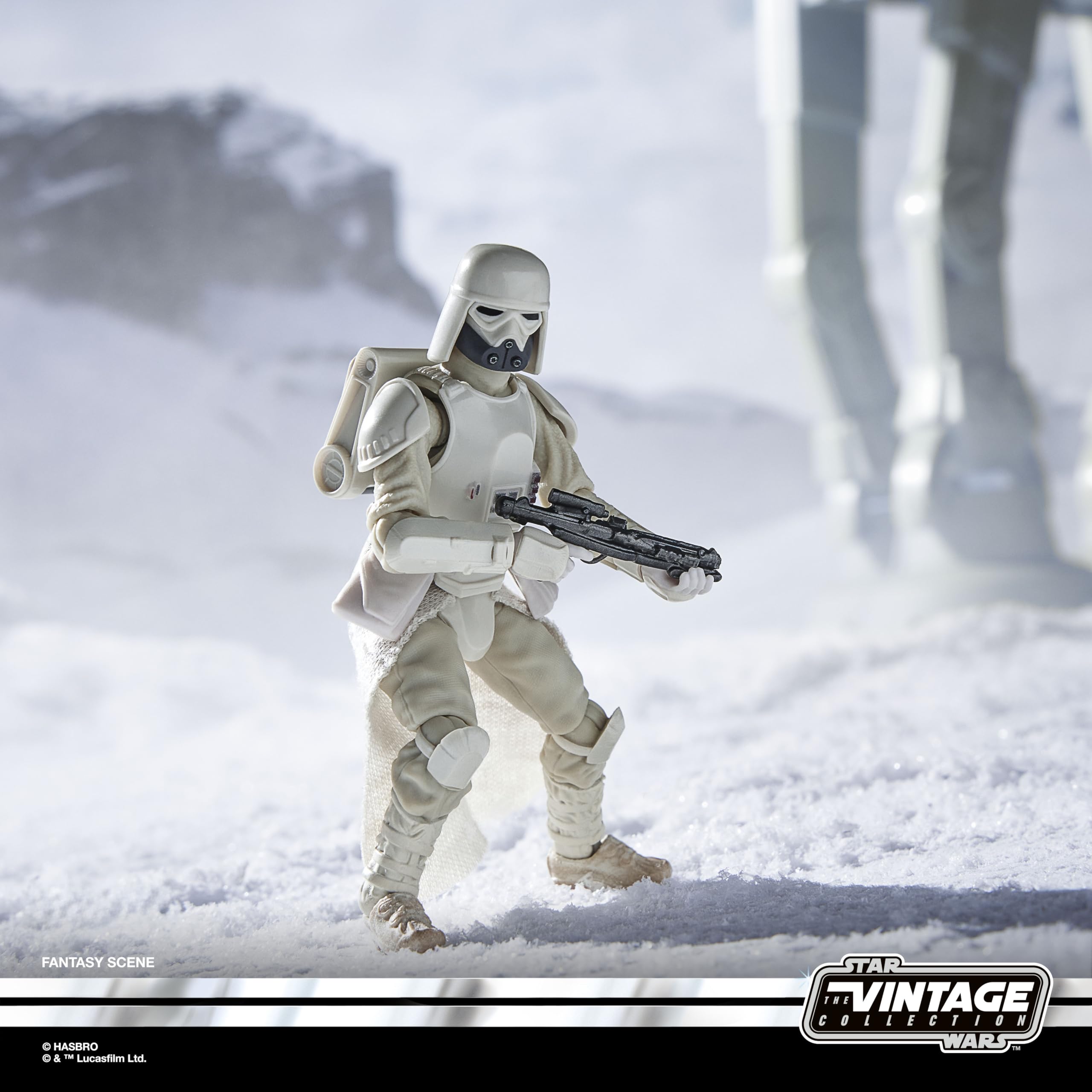 Star Wars La colección Vintage, Imperial Remnant Snowtrooper, The Mandalorian and Grogu, Figura Premium de 9,5 cm
