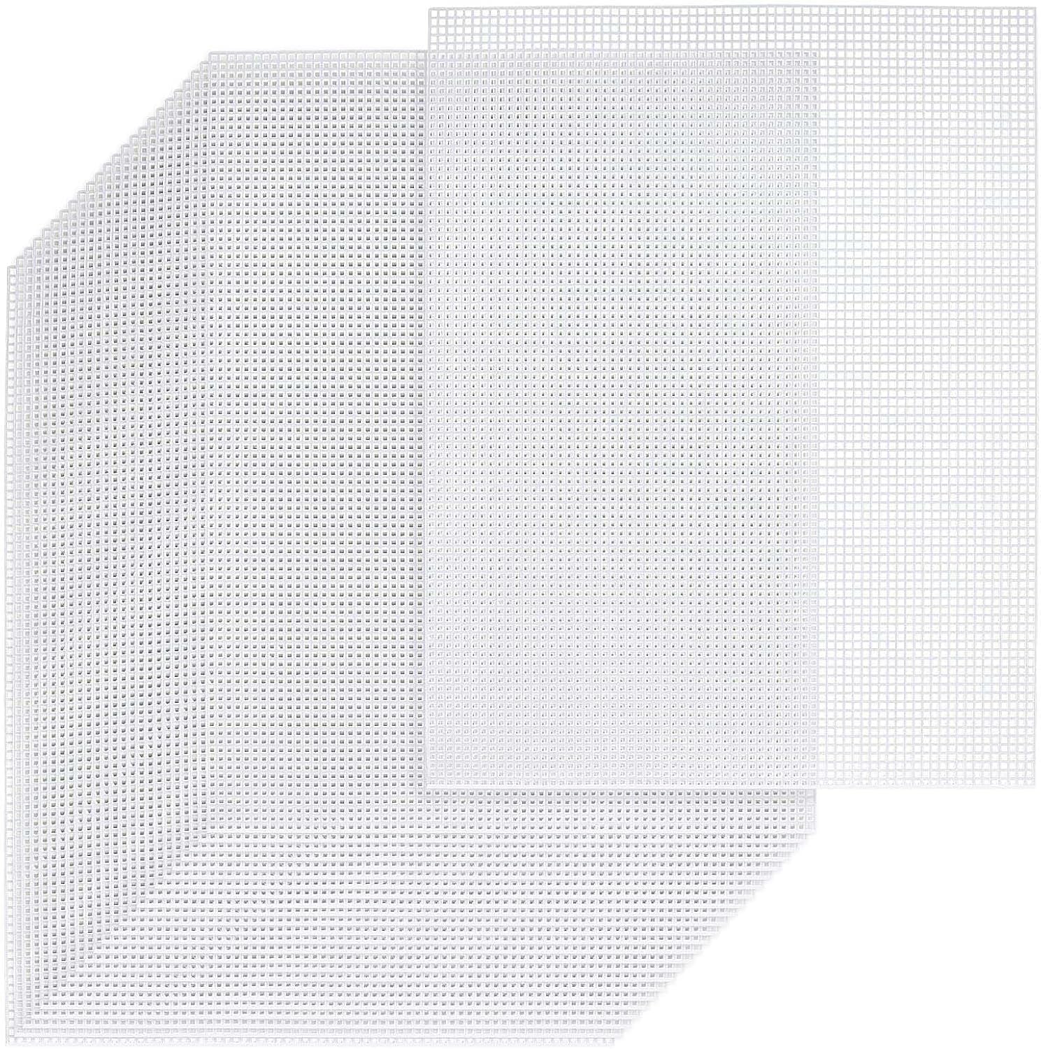 Pack of Polystyrene Canvas Net Panes Permanent Crafting Substance for Needlecraft Sewing Undertakings
