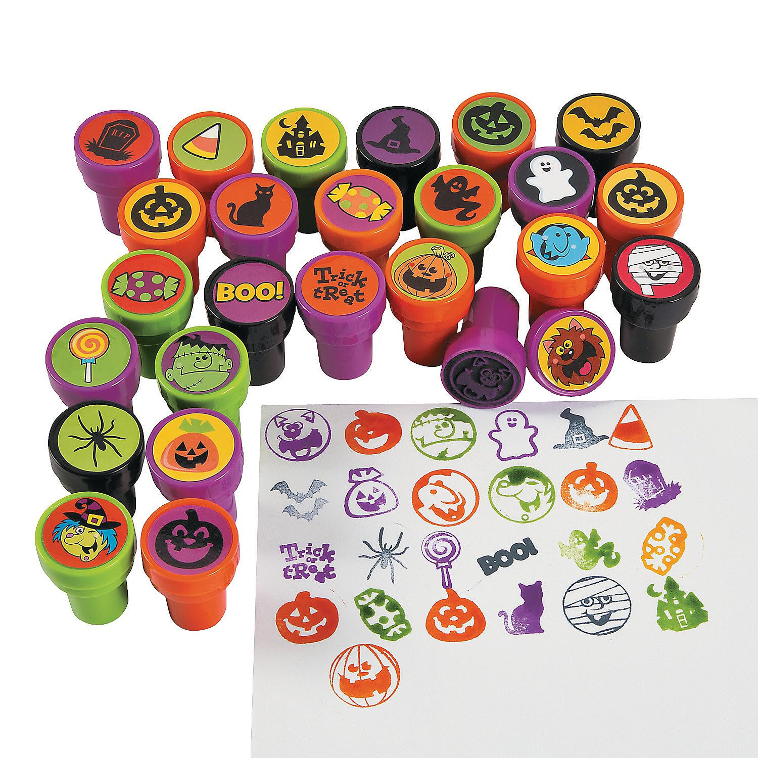 Amazon.co.jp: ハロウィンスタンプ詰め合わせ 文房具 50個 : Toys & Games