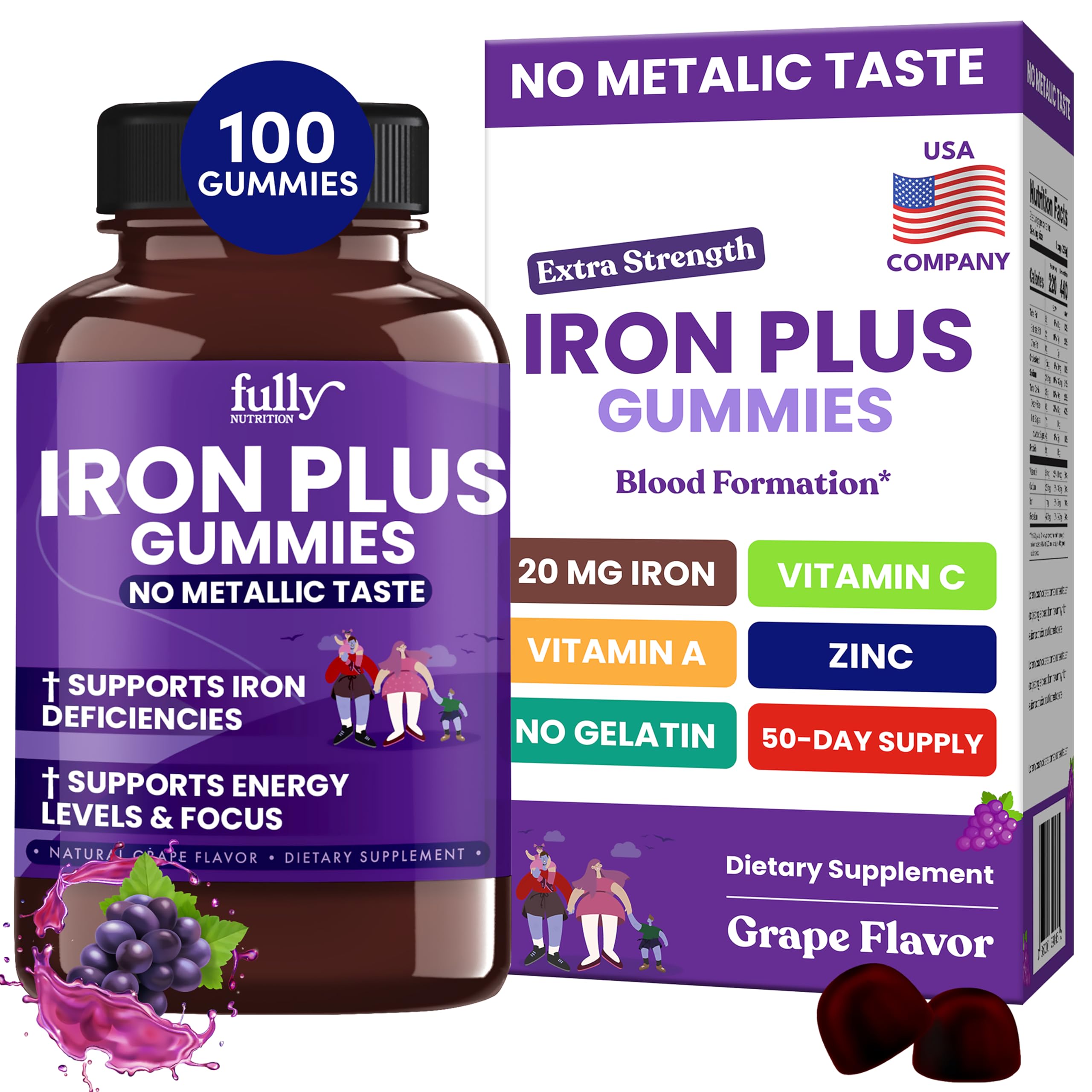 Fully Nutrition Iron Gummies