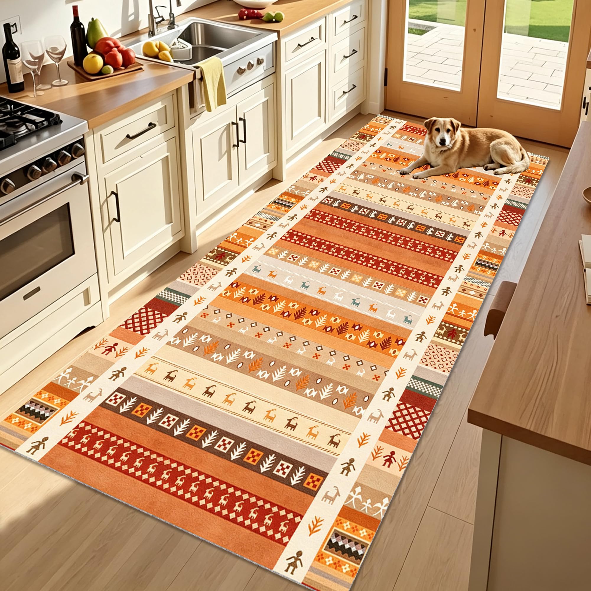 Alfombra corredor cocina pasillo transitable y decorativa para proteger la entrada del hogar