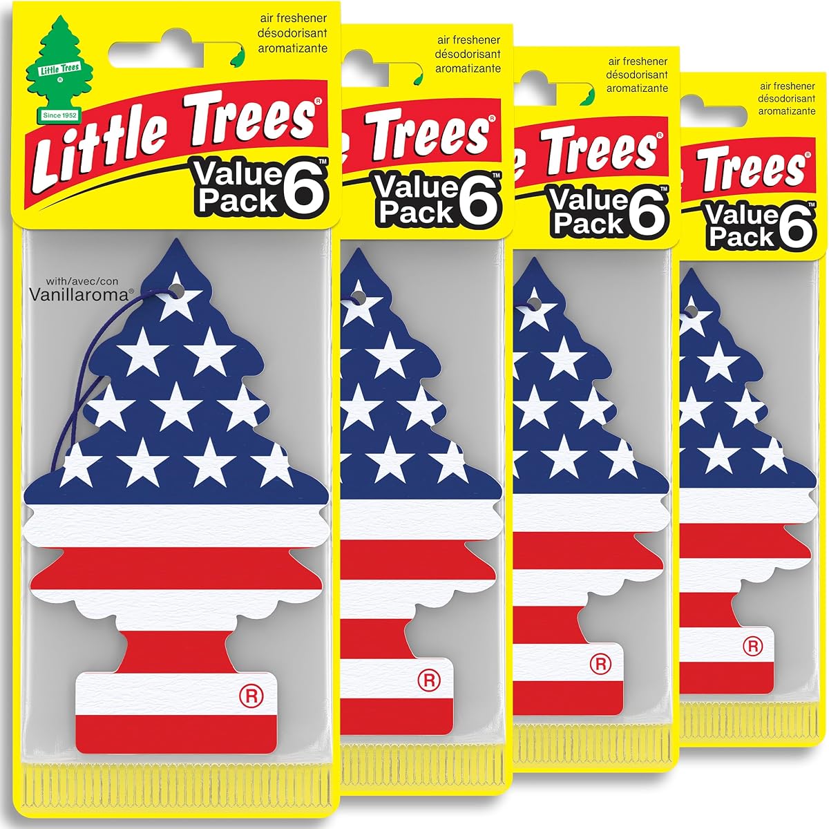 Ambientador Little Trees Vanilla Pride (paquete de 24)