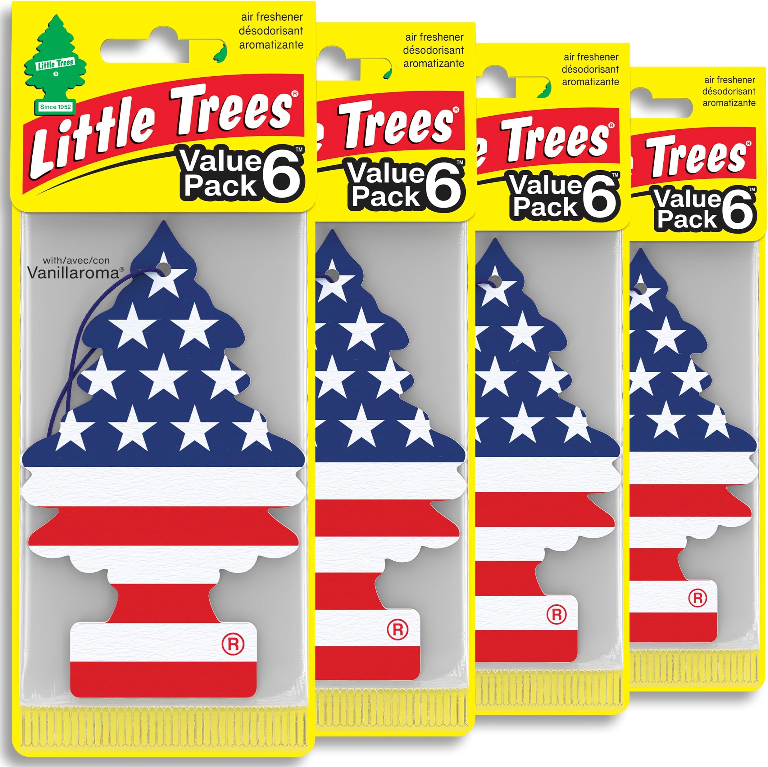 Little Trees Vanilla Pride Air Freshener, (Pack of 24)