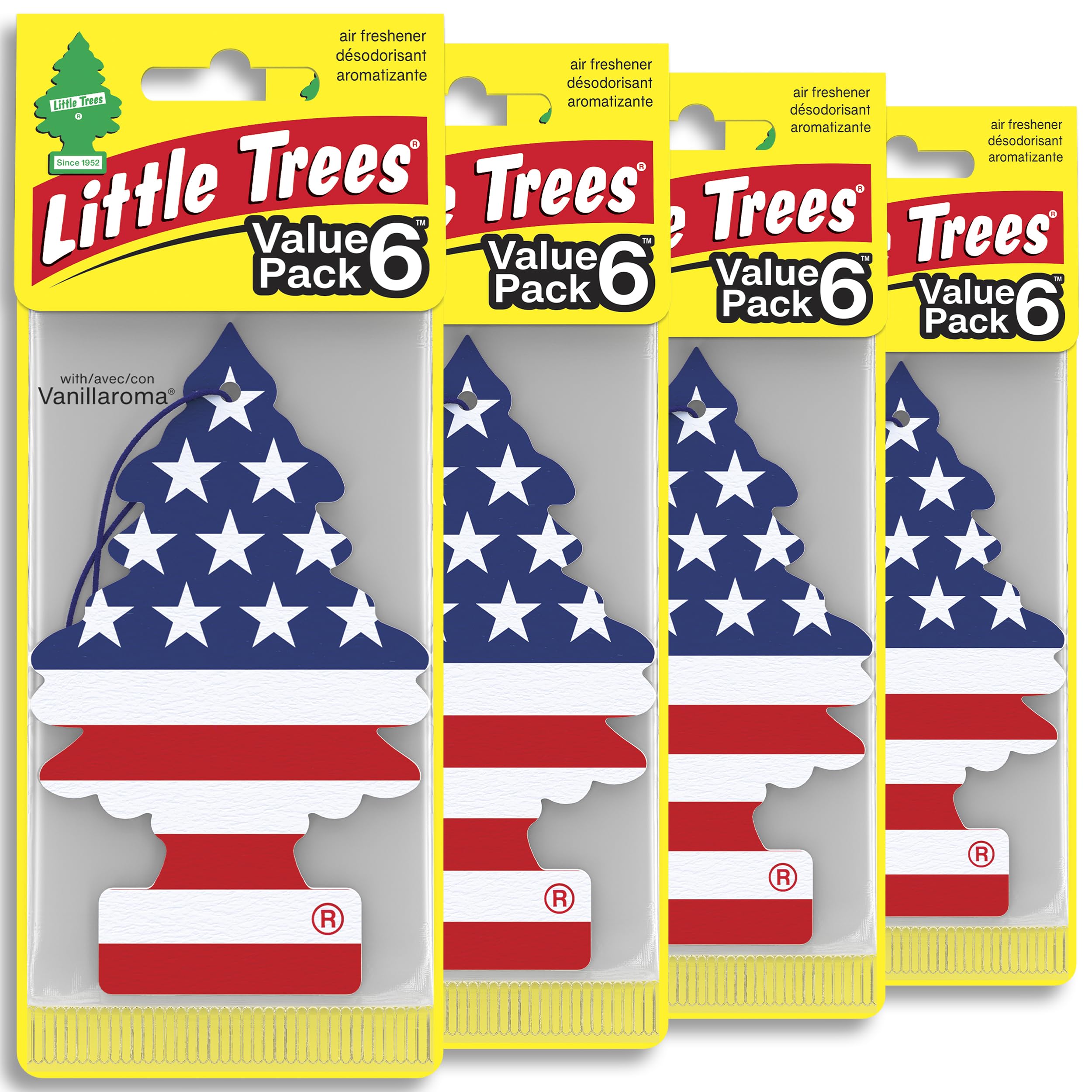 Little Trees Vanilla Pride Air Freshener, (Pack of 24)
