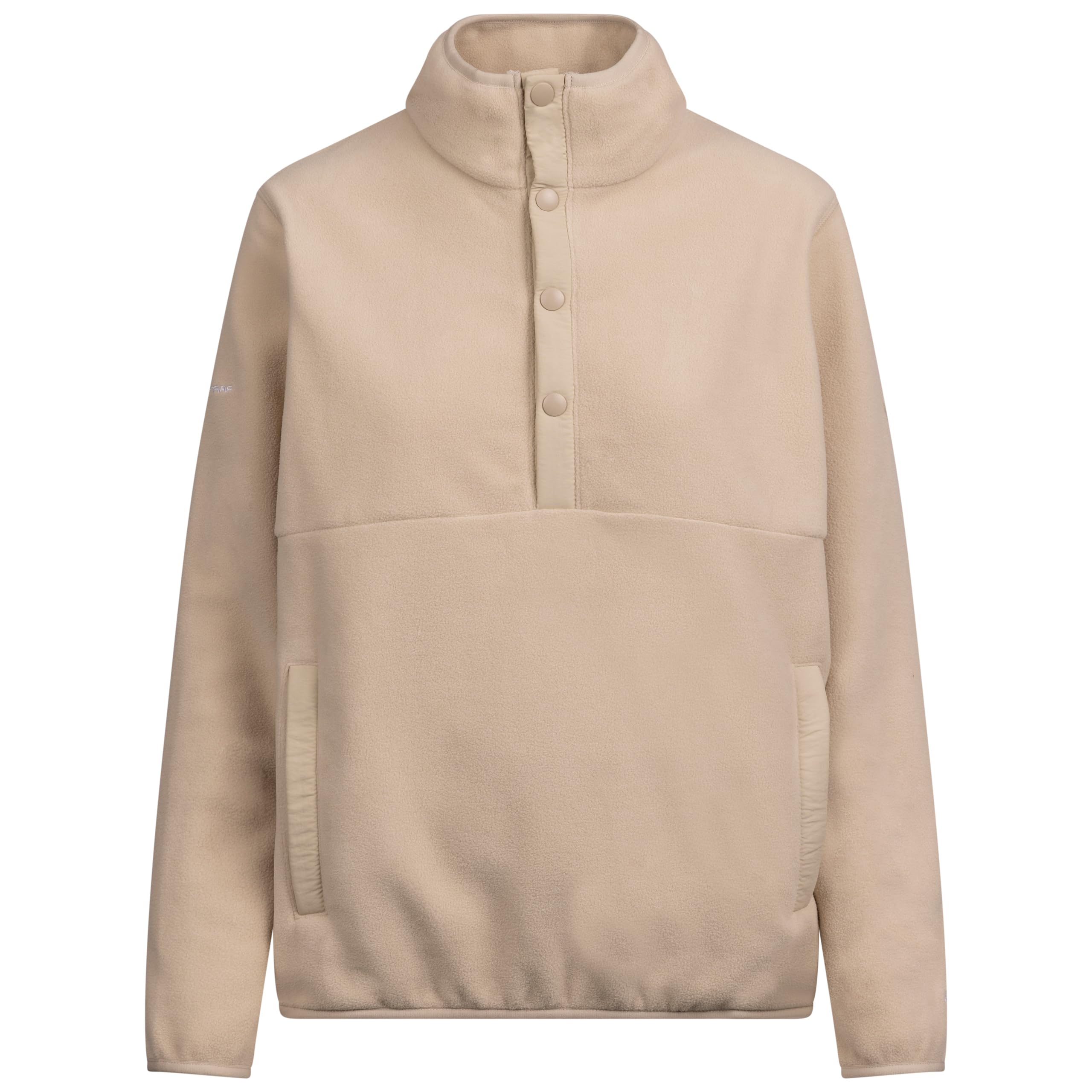 Trespass Womens Fleece Mantle - Soft Fleece, Soft Brushed Anti Pilling, Snap Front, 2 Pockets, Ribbed Bindings, Sleeve Badge, 100% Polyester