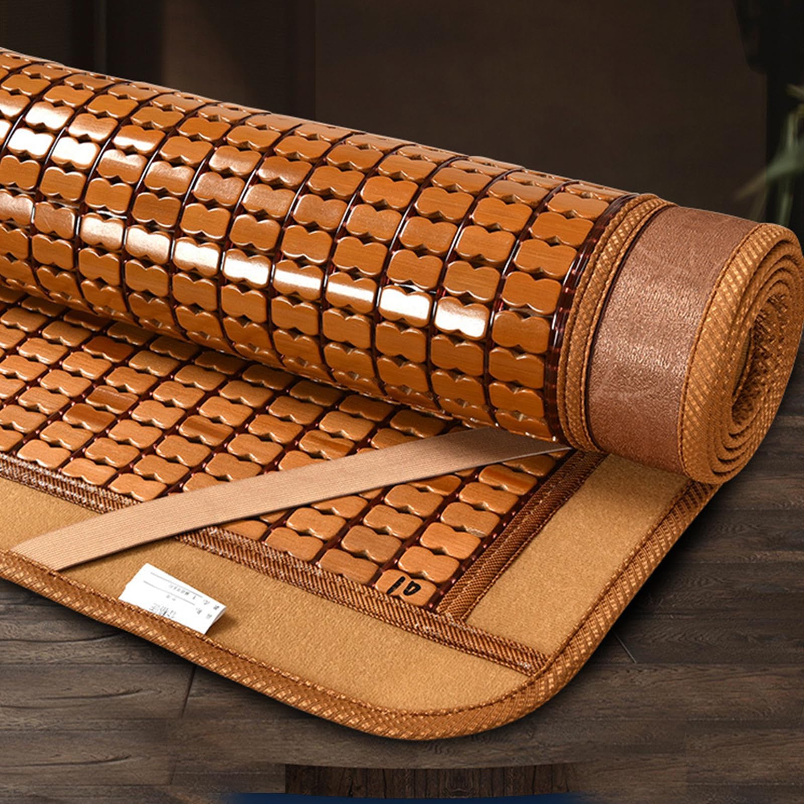 Tappetino per letto in bambù, coprimaterasso double-face, per raffreddamento dell'aria condizionata, materassino estivo per casa, scuola, dormitorio