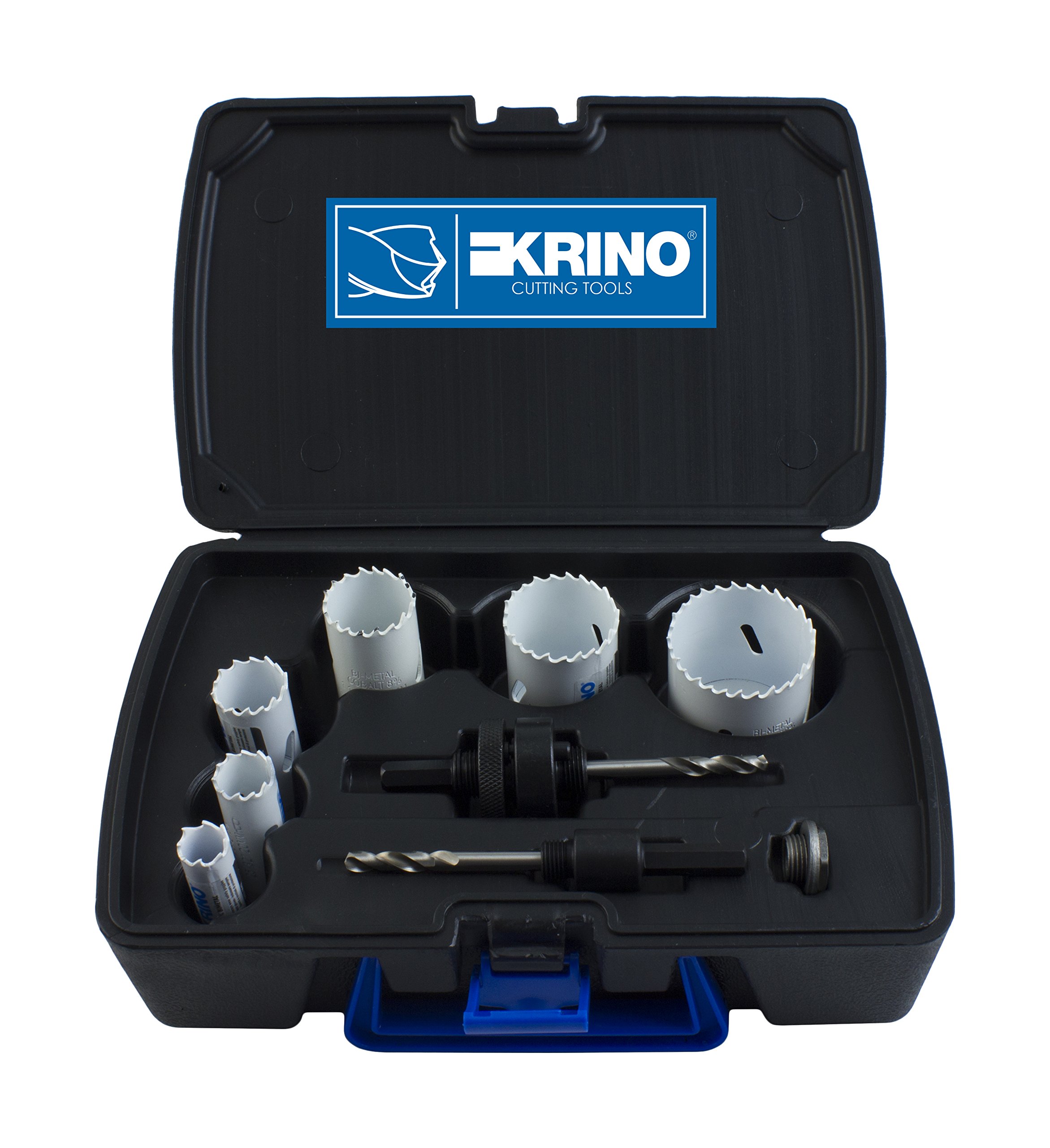 Krino 21013202k - Set di Seghe Bimetalliche al Cobalto "Speciale Per Eletticisti" - 9 Pezzi