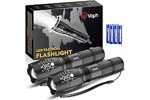 2000 Lumens tactical flashlight, 2 Pack