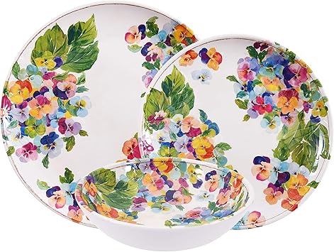 Amazon First Design Global メラミン食器セット 12点 日常使用のお皿 4人用 パンジー First Design Global ホーム キッチン 通販 Amazon First Design Global メラミン食器セット 12点 日常使用のお皿 4人用 パンジー First Design Global ホーム キッチン 通販