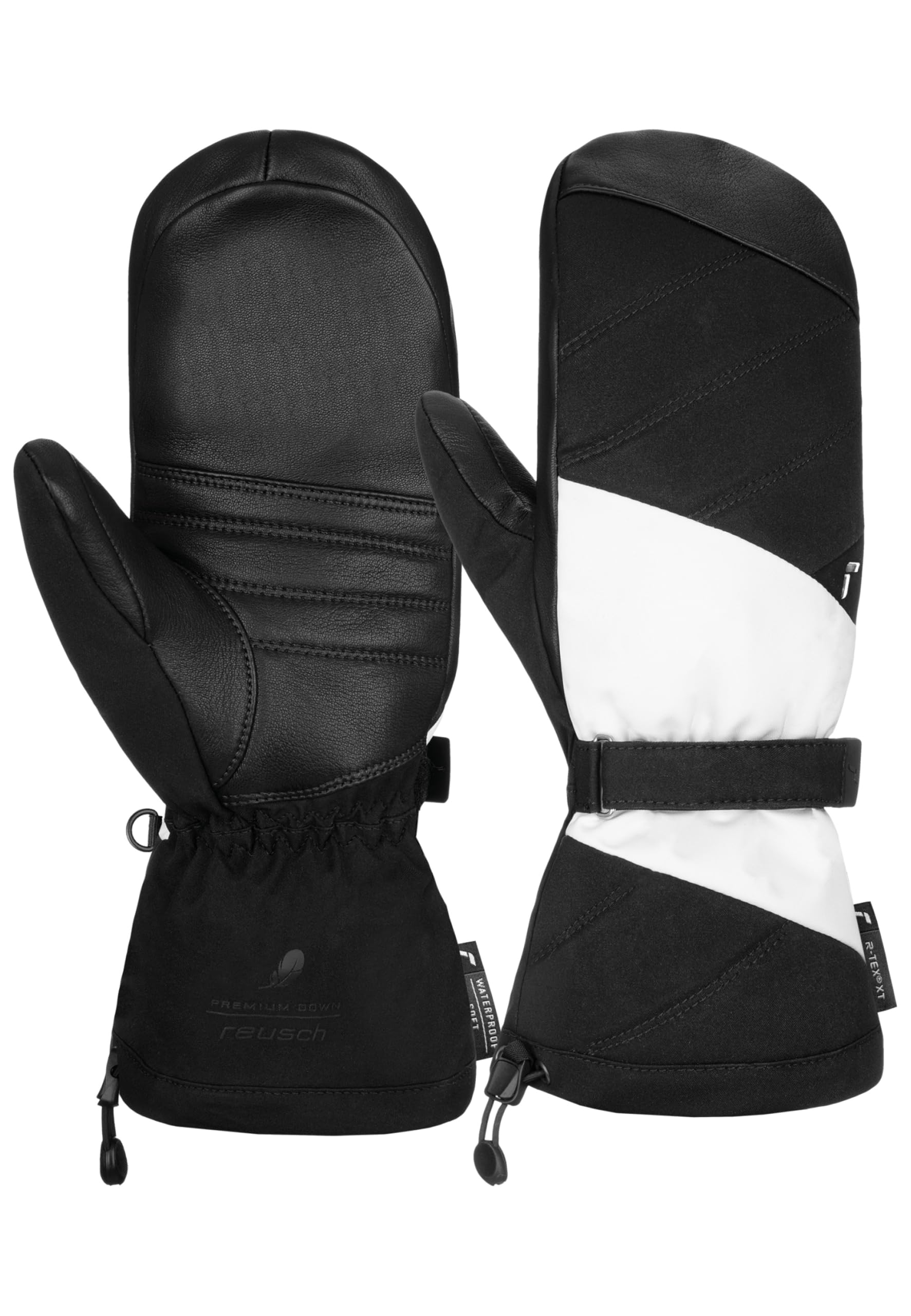 Reusch Sonja R-TEX® XT Mitten, bardzo ciepłe, wodoodporne, wiatroszczelne i oddychające rękawiczki z jednym palcem, zimowe rękawiczki narciarskie dla kobiet