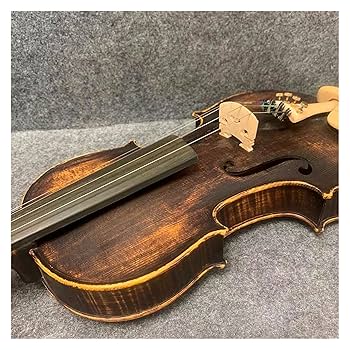 Amazon | 古いバイオリン4/4バイオリンアートの手作りの模倣優雅