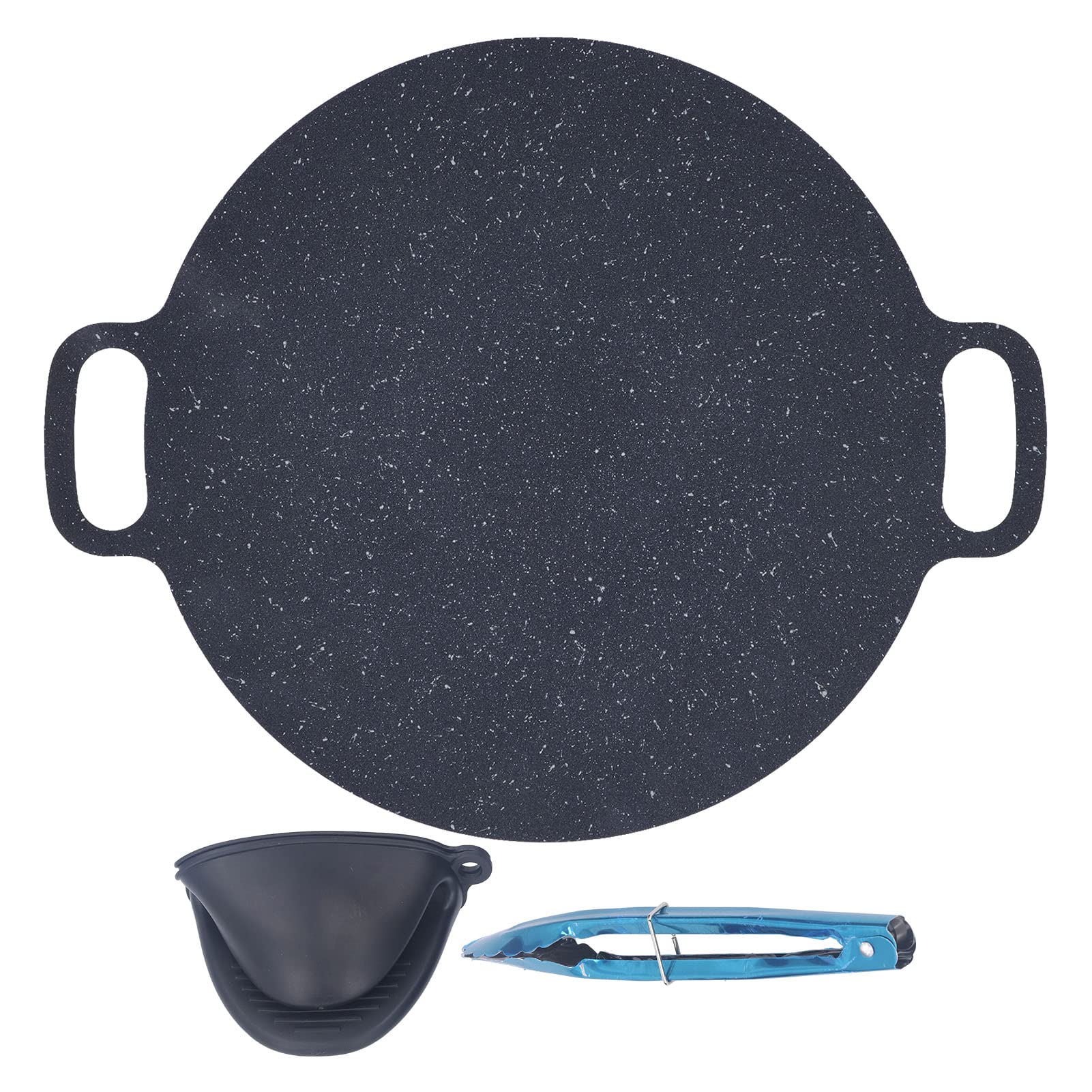 Padella Rotonda BBQ Nonstick Piastra in Ferro for Grigliata (41cm)