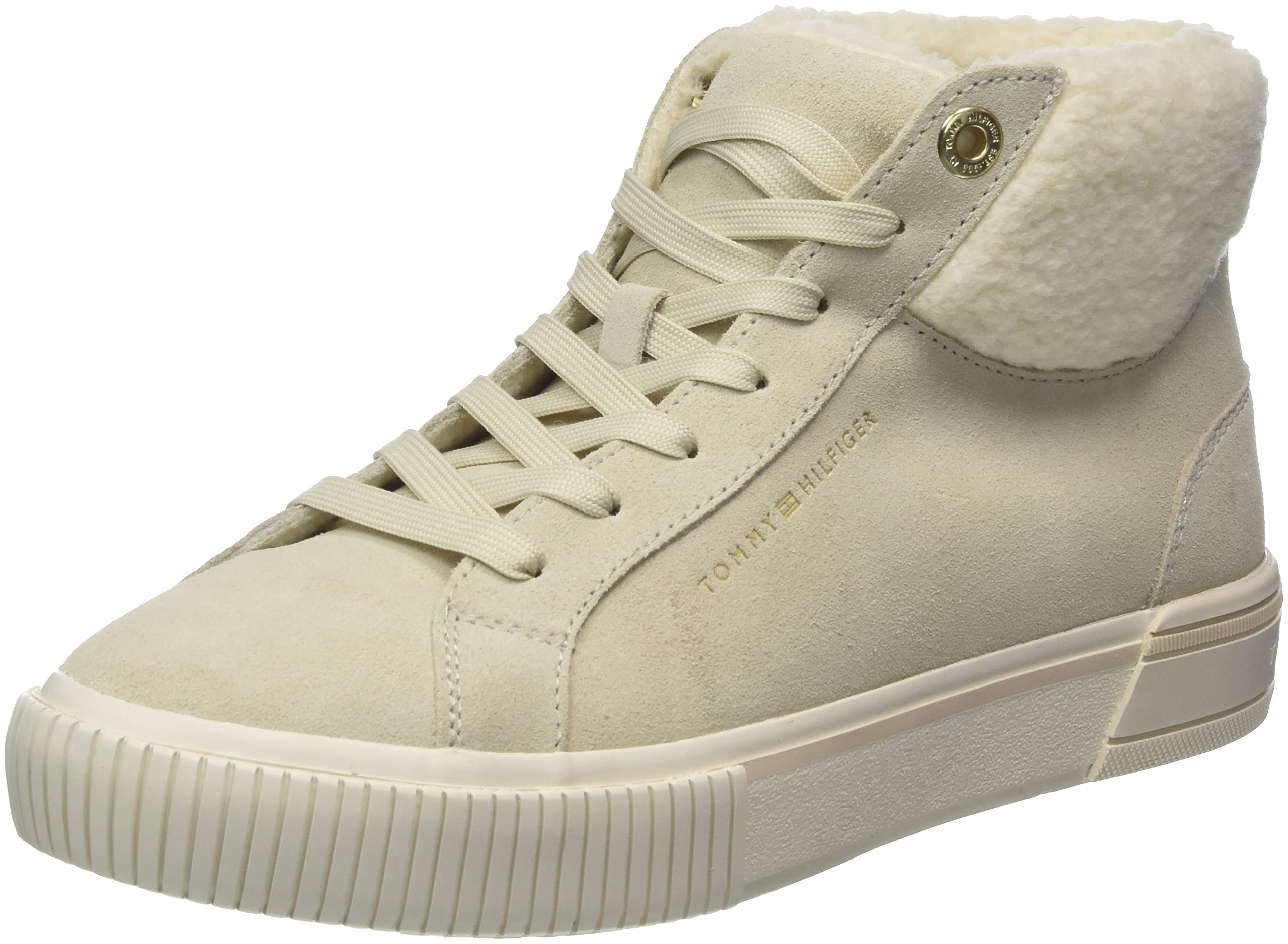 Tommy Hilfiger Warmlined High Sneaker Fw0fw06756, Zapatilla Vulcanizada Mujer