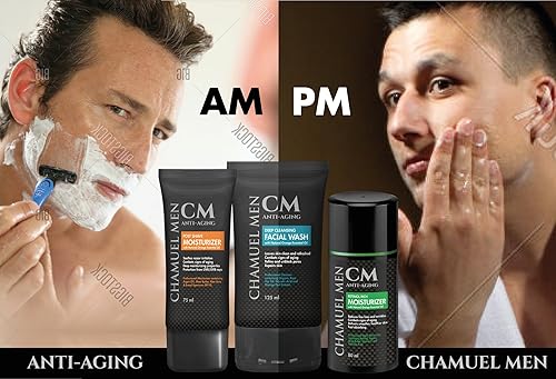 Miniatura 6 de Anti-envejecimiento diario después del afeitado para hombres – Crema facial e hidratante para hombres totalmente natural con argán, karité y aloe
