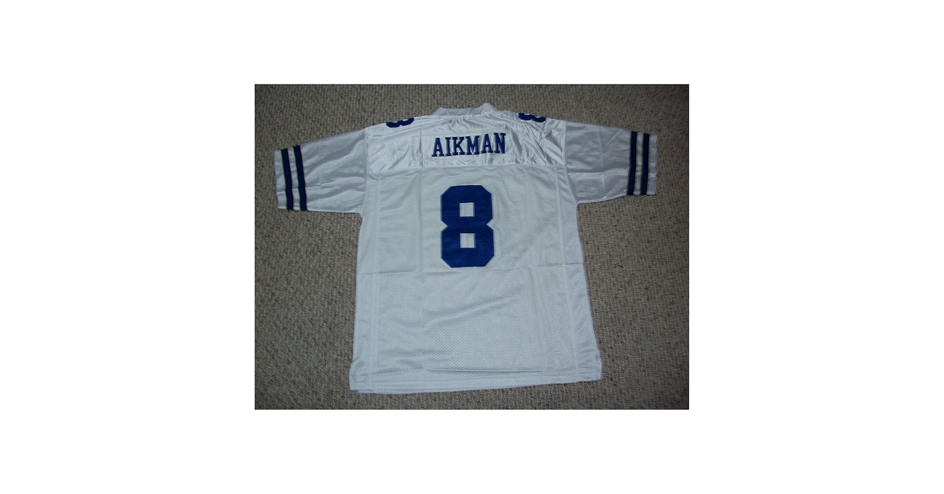 Amazon.com: Troy Aikman Jersey #8 Dallas Custom Stitched White